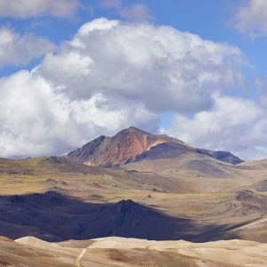 thunderheads over White Mountain Peak in the White Mountains of eastern California