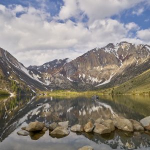 Convict lake in the eastern Sierra near Mammoth California its most beautiful lake